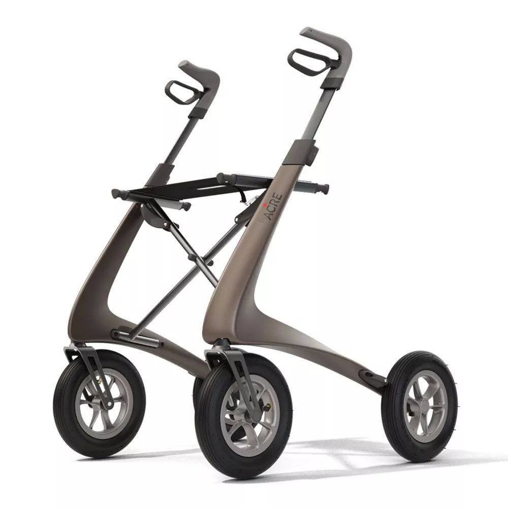 Rollator Carbon Overland Rollator mit Luftbereifung: Ihr verlässlicher Weggefährte